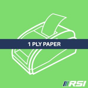 1-Ply Bond Receipt Paper - 3” x 165’ (50 Rolls)