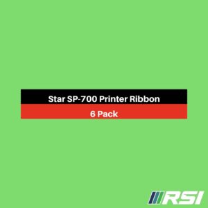 Star SP-700 Printer Ribbon – Black/Red (6-Pack)